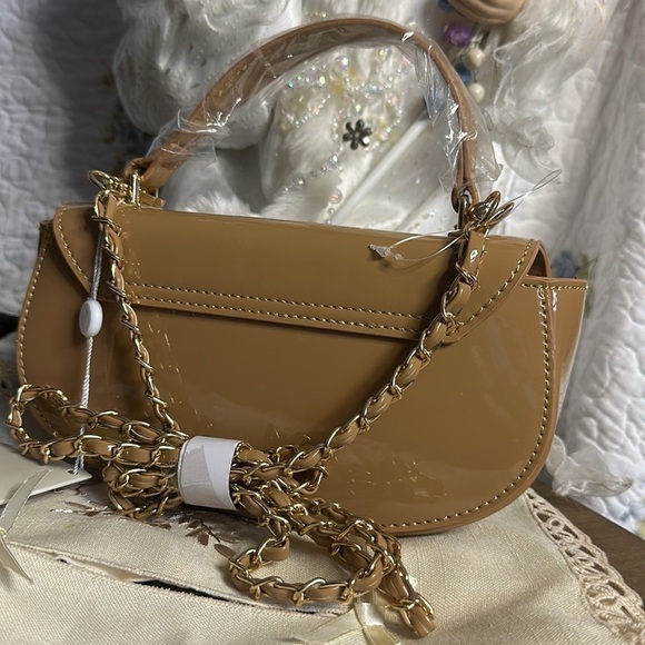 NWT! $210 Valentino Orlandi Evening Bag/Clutch Top Handle Removable Strap - Picture 6 of 6